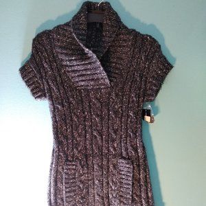 Dark Gray Sweater Dress ~ WITH POCKET!!